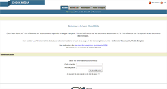 Desktop Screenshot of choixmedia.sdm.qc.ca
